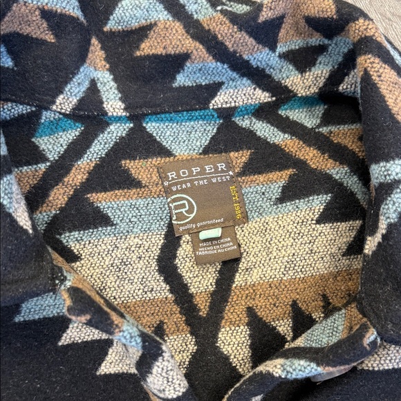 Roper Multicolor Geometric Pattern Shirt - Picture 2 of 4